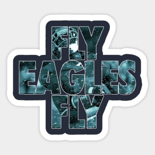 fly eagles fly Sticker